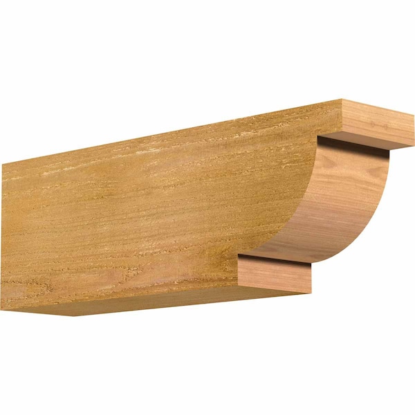 Ekena Millwork Alpine Rough Sawn Rafter Tail, Western Red Cedar, 4"W x 6"H x 18"L RFT04X06X18ALP00RWR - main